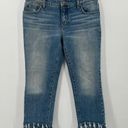 Pilcro and the Letterpress Anthropologie Pilcro And‎ The Letterpress Hyphen Blue Jeans Tassel Hem Sz 27 Photo 0