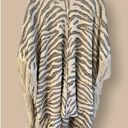 STAUD  Cassia Zebra Shawl - Animal - Off White Multi Large Photo 3