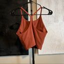 Old Navy 🎬 Final Price 🎬  Active Crop Burnt Orange Sportsbra - Med Photo 1