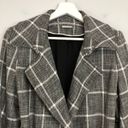 White House | Black Market  Plaid Trench Coat with Belt Waist Tab Cuffs Size S Photo 5