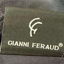 Gianni Feraud Wool Coat Designed in Italy Navy Herringbone Wool Blend Size 8 Photo 10