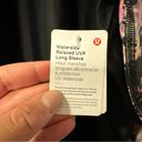 Lululemon  WATERSIDE Relaxed UVP LS Black/ Stencil Blossom Pink Size Large Photo 5