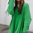 Free People movement all star layer top long sleeve t shirt green large Photo 0