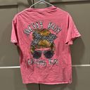 Simply Southern messy bun having fun pink short sleeve t shirt medium Photo 0