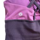 Lululemon  Longline Energy Bra Purple Fuchsia Size 4 Photo 3