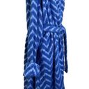 Brooklinen Terrycloth Blue Bath Robe Cheveron Motif Hooded Size undefined Photo 4