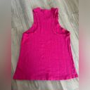 Pilcro  Ribbed High Neck Racer Back Tank Top Photo 5