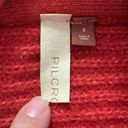 Pilcro  womens small oversized anthropologie red rust knit cowl turtleneck sweate Photo 3