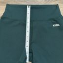 AYBL  High Rise Green Bike Shorts Size Medium Photo 6