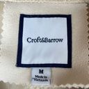 Croft & Barrow  Cream Faux Fur Jacket size Medium Photo 3