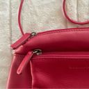 Stone Mountain  Red Leather Crossbody Small Handbag Photo 8