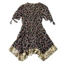 Rebecca Taylor NWT  Lia Floral in Black Combo Silk Blend Short Dress XS $450 Photo 6