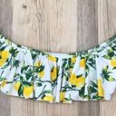 Cabana Del Sol  Lemon Ruffle swim top Medium Photo 1