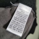 FATE. Women Large Sweater Cardigan Suede Lined Black Gray Angora wool Open Front Photo 8