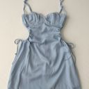 Princess Polly Hazel Mini Dress Blue Photo 1