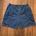 Style & Co . Blue Denim Cargo Bermuda Shorts Women’s Size 10 Photo 0