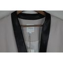 Michelle Mason Mason by  Womens Blazer Jacket 6 Beige Black Single Vent Photo 4