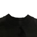 French Connection  Women S Black Mockneck Crop Sweatshirt Photo 4