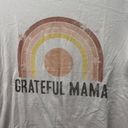 Grayson Threads  Women's XL Raw Hems T-shirt Grateful Mama Rainbow Mother NWT Photo 3