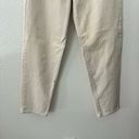 Guess Vintage  High Rise Straight Leg Denim Jeans Cream Off White 80s 90s size 28 Photo 3