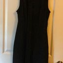 Laundry by Shelli Segal Black button down belted dress with pockets! Photo 0