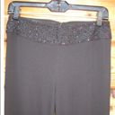 Laundry by Shelli Segal Black Flare Leg Knit Pants Photo 2