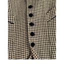 Houndstooth Vintage 90’s Oversized  Blazer With Velvet Collar Photo 7