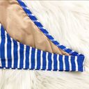 J.Crew  Striped Bikini Bottom Blue White Plus XXL Photo 4