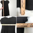 See You Monday  Flowy Tiered Little Black Dress S Photo 12