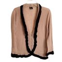 Magaschoni MAG by  Tan Blush Cashmere Cardigan Sweater Size Large Photo 5