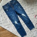 SO  Brand Mid-rise Cropped 5 button destructed jeans‎ Photo 0