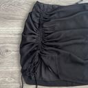 NWT Whitefox Effortless Mini Skirt Black Ruched Tie Detail XS Photo 5