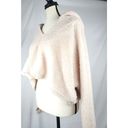 Urban Outfitters Outfittes cream colored oversized cropped hoodie Sz M Photo 5