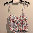 Pink Rose  Floral Tank Top Shorts Set Size Large NWT Photo 2