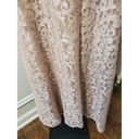 Ralph Lauren Lauren  Women's Lace Beige One Shoulder Off Long Maxi Dress Size 6 Photo 5