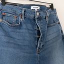 RE/DONE  Stove Pipe High Rise Button Fly Straight Leg Jeans in Mid 70s Size 31 Photo 3