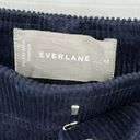 Everlane NWT  Navy Wide Leg Pleated Front Corduroy Way-High Drape Pant Size 10 Photo 2