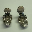 Oscar de la Renta Vintage Two Tone Signed  Clip On Earrings Photo 8