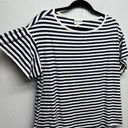 Ava & Viv  Everyday Wear Womens Striped Top/T-Shirt Size 1X Breathable Stretch Photo 4