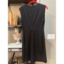 Everlane  The Sleeveless V-Neck Flare Dress Black Womens 4 Photo 6