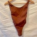 American Apparel XS Nude 3 Cotton Spandex Sleeveless Deep Cut Bodysuit - NWOT Photo 5