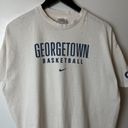 Nike Distressed Georgetown Basketball T Shirt Vintage 90s Extra Large XL White Photo 12