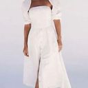 Free People  Isley Long Sleeve 2-in-1 Button Down Cotton White Midi Dress XS NWOT Photo 10