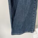 White House | Black Market Banana Republic Mid Rise Straight Leg Dark Blue Wash 90s Jeans size 2 Short Photo 2