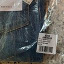 Good American NWT  Good Classic Raw Hem High Rise Jeans size 6 Dark Wash Blue940 Photo 8