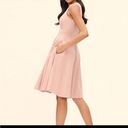 Dress the Population Blush Pink Catalina Fit & Flare Midi Dress Photo 3