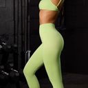 Bo+Tee NWT   VITALITYSuper Sculpt Seamless Full Length Leggings In Key Lime Size Photo 3