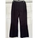 Madewell  Knit Kick Flare Ponte Pants Women High Rise Stretch Black Pull On Sz XL Photo 5