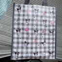 Sanrio  Kuromi White And Black Checkered Tote Bag Photo 1