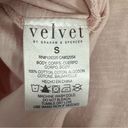 Anthropologie  Velvet by Graham & Spencer Women’s S Light Pink Bubble Sleeve Top Photo 7